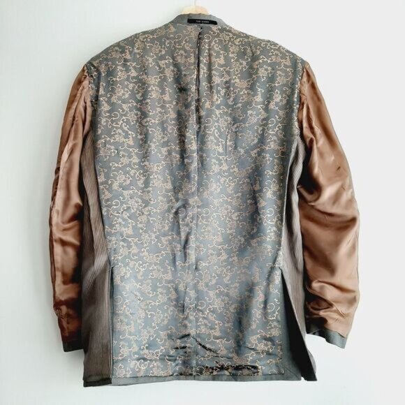 TED BAKER London Blazer Jacket Solid Gray Men's Sz 44 R - Picture 12 of 15